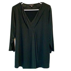 Lane Bryant hunter green shirt blouse. Size 14/16